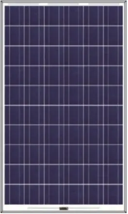 Poly Crystalline Panel, 1650×992×40/50 mm, High Efficiency